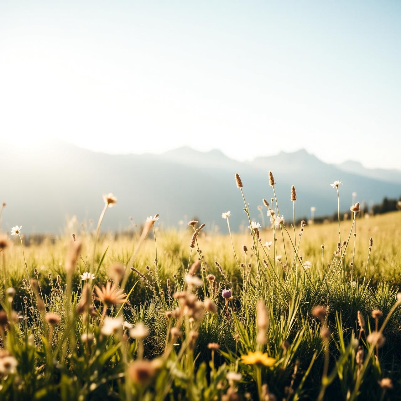 Alpine meadow in South Tyrol